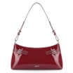 Bolsa De Ombro Fivelas Verniz Vermelho Cereja - imagem 1