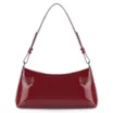 Bolsa De Ombro Fivelas Verniz Vermelho Cereja - imagem 4