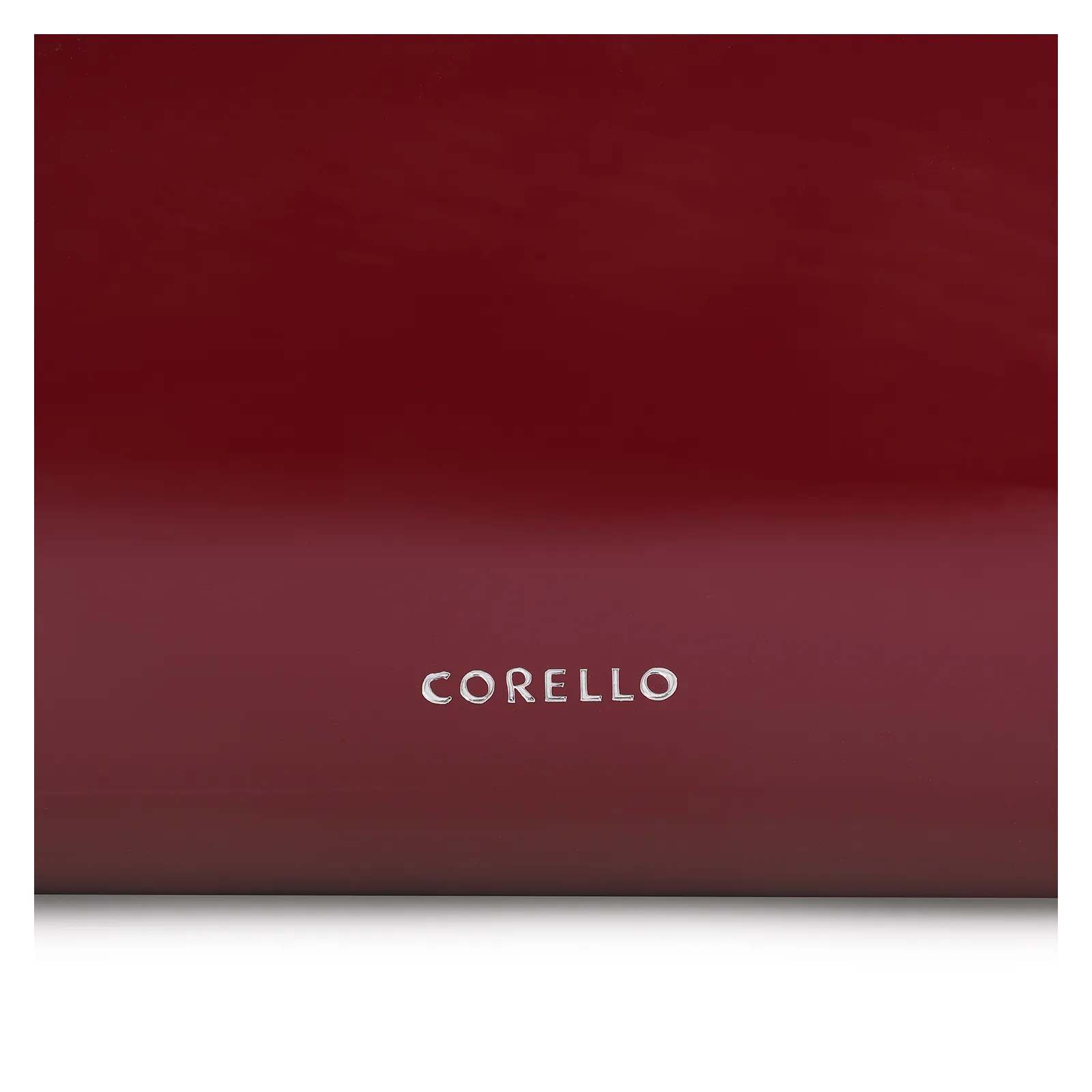 Bolsa De Ombro Fivelas Verniz Vermelho Cereja