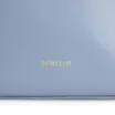 Bolsa De Ombro Flor Couro Azul - imagem 6