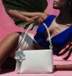 Bolsa De Ombro Flor Couro Off White - imagem 2