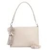 Bolsa De Ombro Flor Couro Off White - imagem 3