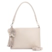 Bolsa De Ombro Flor Couro Off White - imagem 3