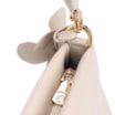 Bolsa De Ombro Flor Couro Off White - imagem 6