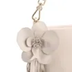 Bolsa De Ombro Flor Couro Off White - imagem 8