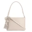 Bolsa De Ombro Flor Couro Off White - imagem 1