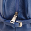 Bolsa De Ombro Grande Couro Antique Azul Fivela Lateral - imagem 6