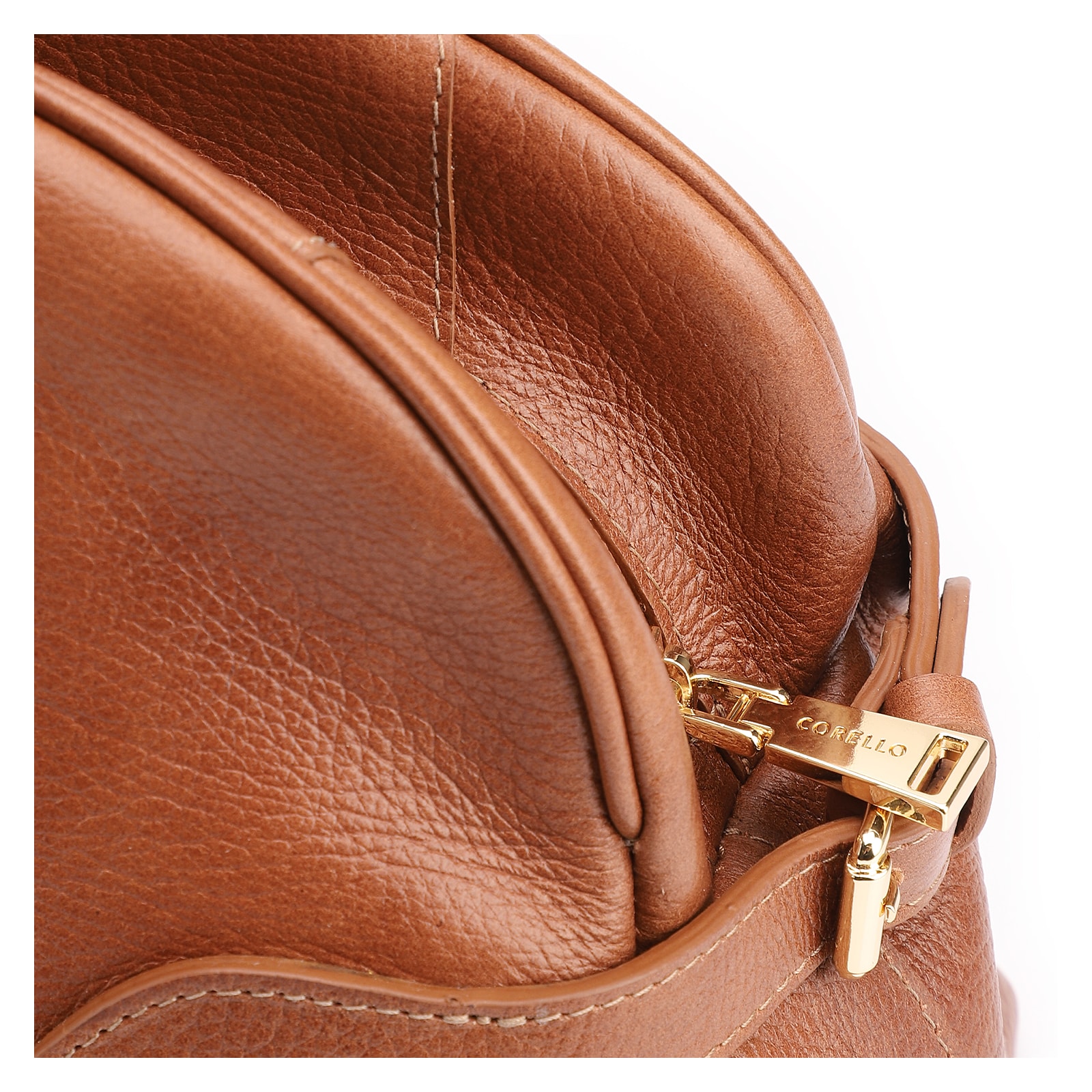 Bolsa De Ombro Grande Couro Antique Marrom Claro Fivela Lateral