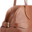 Bolsa De Ombro Grande Couro Antique Marrom Claro Fivela Lateral - imagem 6