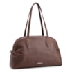 Bolsa De Ombro Grande Couro Antique Marrom Fivela Lateral - imagem 2