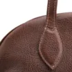 Bolsa De Ombro Grande Couro Antique Marrom Fivela Lateral - imagem 7