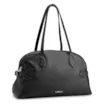 Bolsa De Ombro Grande Couro Antique Preta Fivela Lateral - imagem 2