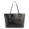 Bolsa De Ombro Grande Couro Antique Preto Alças Paralelas - imagem 1