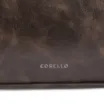 Bolsa De Ombro Ilhós Couro Estonado Marrom - imagem 7