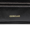  Bolsa De Ombro Lenço Couro Preto - imagem 7