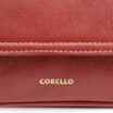  Bolsa De Ombro Lenço Couro Vermelho - imagem 7