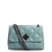 Bolsa De Ombro Matelassê Couro Azul - imagem 1