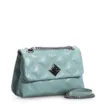 Bolsa De Ombro Matelassê Couro Azul - imagem 2