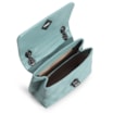 Bolsa De Ombro Matelassê Couro Azul - imagem 4