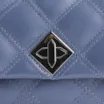 Bolsa De Ombro Matelassê Couro Azul - imagem 5