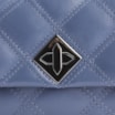 Bolsa De Ombro Matelassê Couro Azul - imagem 5