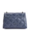 Bolsa De Ombro Matelassê Couro Azul - imagem 3
