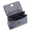 Bolsa De Ombro Matelassê Couro Azul - imagem 4