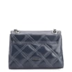 Bolsa De Ombro Matelassê Couro Azul - imagem 3