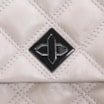 Bolsa De Ombro Matelassê Couro Bege - imagem 5