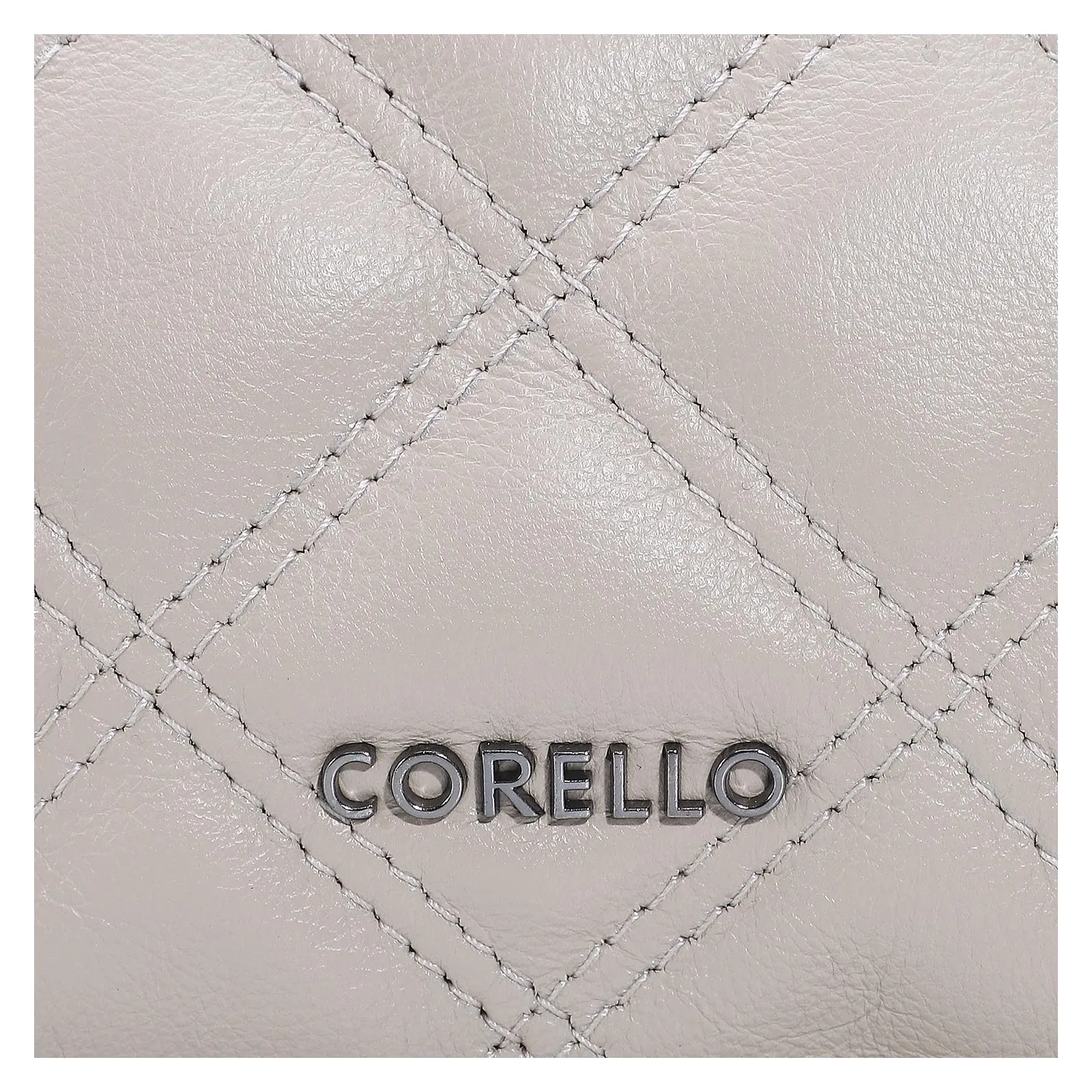 Bolsa De Ombro Matelassê Couro Bege