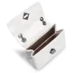 Bolsa De Ombro Matelassê Couro Branco - imagem 4