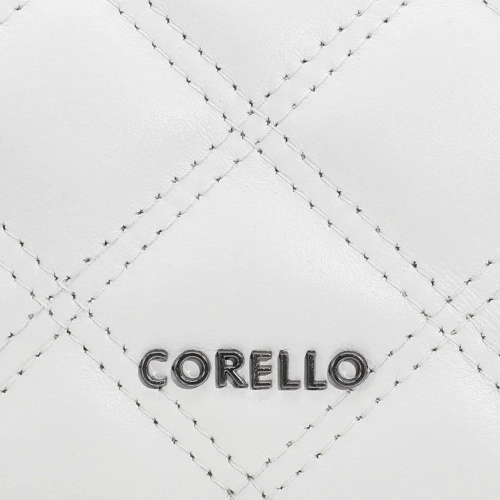 Bolsa De Ombro Matelassê Couro Branco - imagem 6