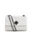 Bolsa De Ombro Matelassê Couro Branco - imagem 1