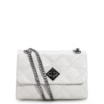 Bolsa De Ombro Matelassê Couro Branco - imagem 1