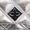 Bolsa De Ombro Matelassê Couro Dourado - imagem 5