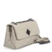 Bolsa De Ombro Matelassê Couro Off White - imagem 3