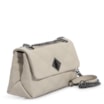 Bolsa De Ombro Matelassê Couro Off White - imagem 3