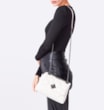 Bolsa De Ombro Matelassê Couro Off White - imagem 8