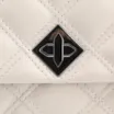 Bolsa De Ombro Matelassê Couro Off White - imagem 5
