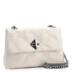 Bolsa De Ombro Matelassê Couro Off White - imagem 2