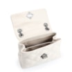 Bolsa De Ombro Matelassê Couro Off White - imagem 4