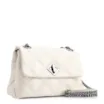 Bolsa De Ombro Matelassê Couro Off White - imagem 2