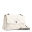 Bolsa De Ombro Matelassê Couro Off White - imagem 2