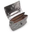 Bolsa De Ombro Matelassê Couro Prata Velho - imagem 5