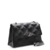 Bolsa De Ombro Matelassê Couro Preto - imagem 3