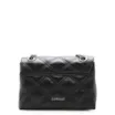 Bolsa De Ombro Matelassê Couro Preto - imagem 4