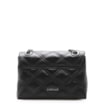 Bolsa De Ombro Matelassê Couro Preto - imagem 4
