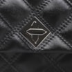 Bolsa De Ombro Matelassê Couro Preto - imagem 6