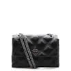 Bolsa De Ombro Matelassê Couro Preto - imagem 1