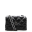Bolsa De Ombro Matelassê Couro Preto - imagem 1